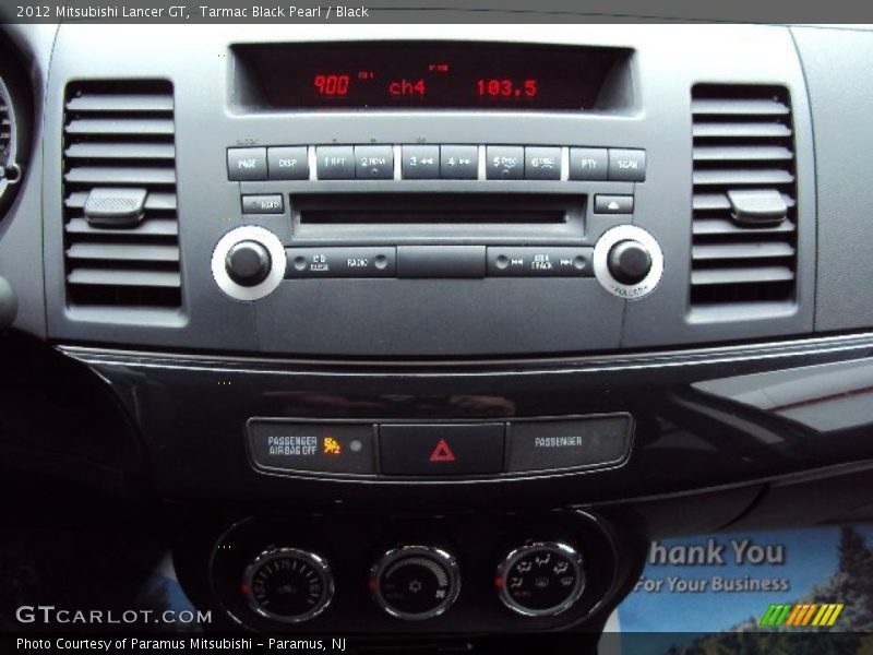 Tarmac Black Pearl / Black 2012 Mitsubishi Lancer GT