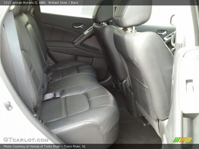 Brilliant Silver / Black 2012 Nissan Murano SL AWD