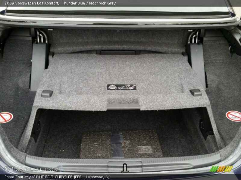 Thunder Blue / Moonrock Grey 2009 Volkswagen Eos Komfort