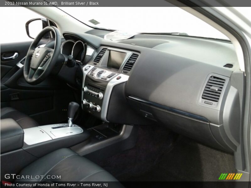 Brilliant Silver / Black 2012 Nissan Murano SL AWD