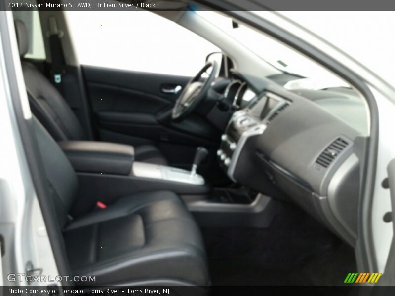 Brilliant Silver / Black 2012 Nissan Murano SL AWD