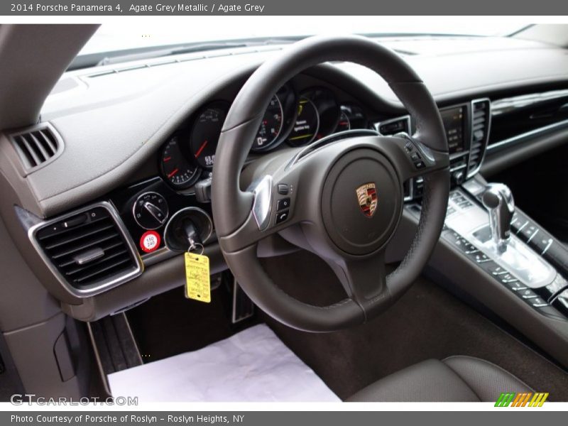 Agate Grey Metallic / Agate Grey 2014 Porsche Panamera 4