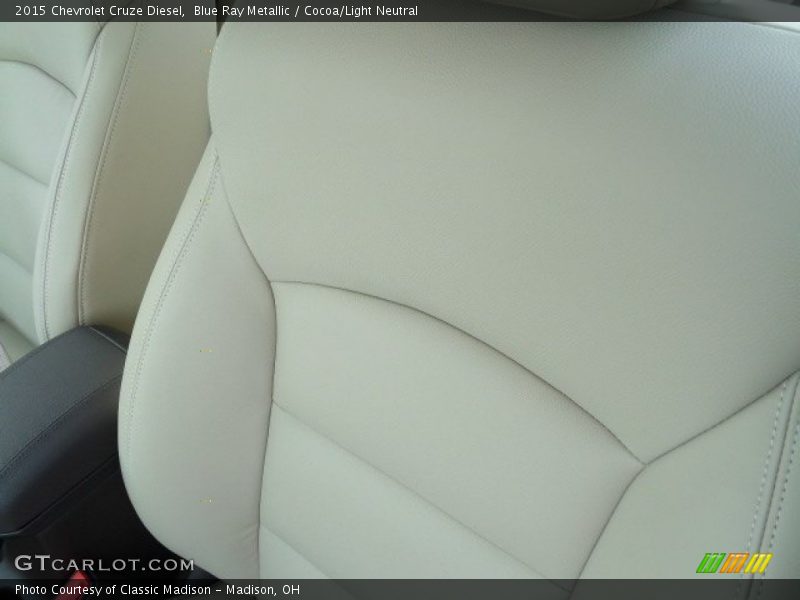 Blue Ray Metallic / Cocoa/Light Neutral 2015 Chevrolet Cruze Diesel