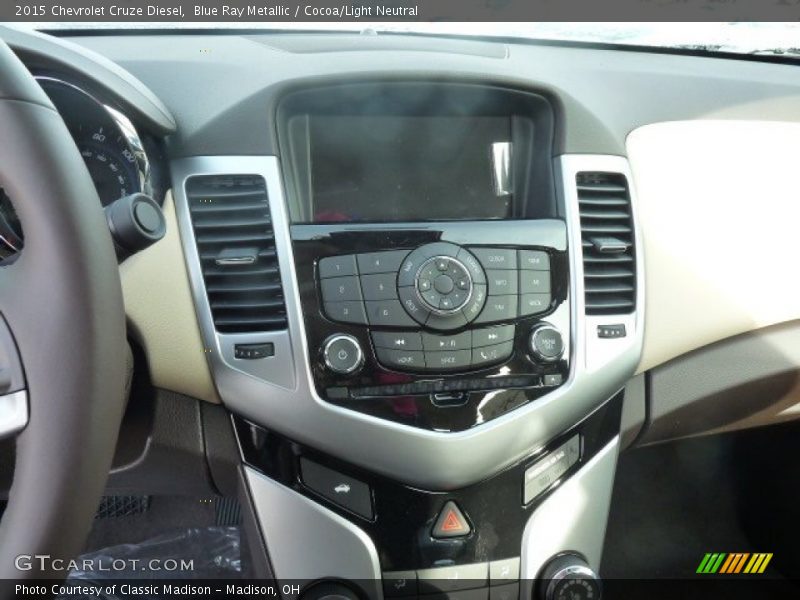 Blue Ray Metallic / Cocoa/Light Neutral 2015 Chevrolet Cruze Diesel
