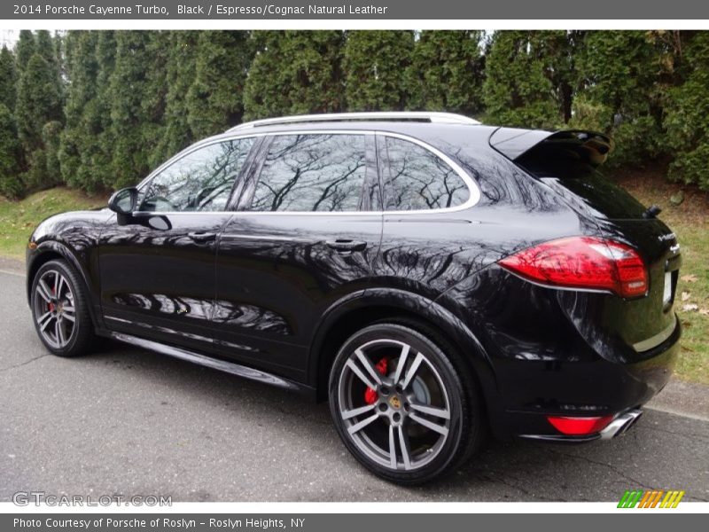 Black / Espresso/Cognac Natural Leather 2014 Porsche Cayenne Turbo