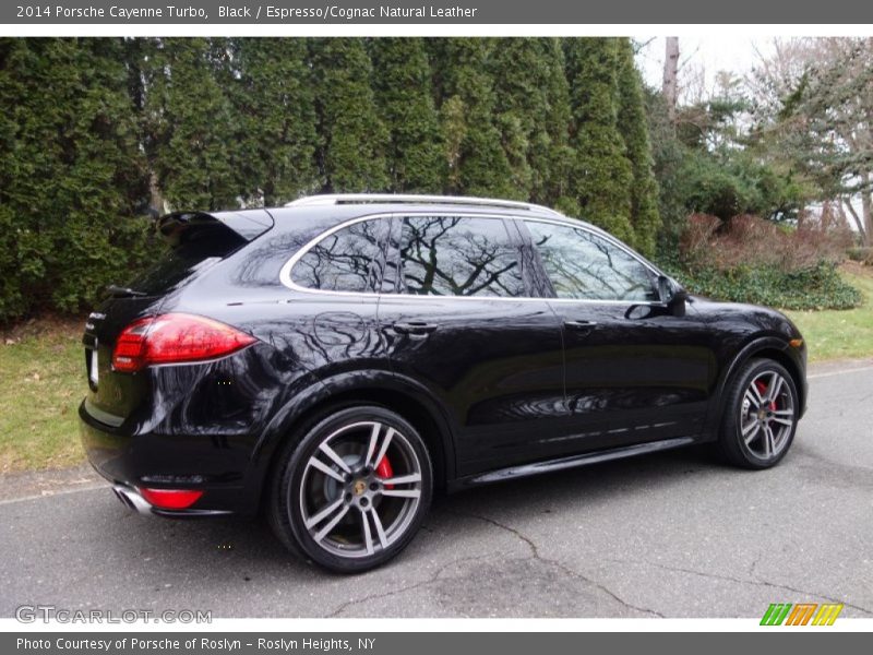 Black / Espresso/Cognac Natural Leather 2014 Porsche Cayenne Turbo