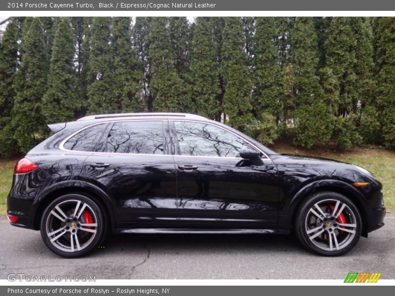 Black / Espresso/Cognac Natural Leather 2014 Porsche Cayenne Turbo