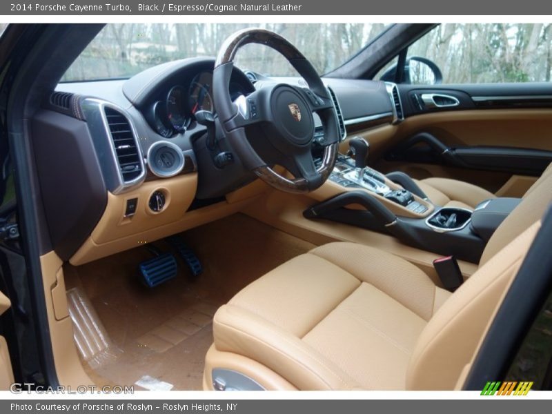 Espresso/Cognac Natural Leather Interior - 2014 Cayenne Turbo 