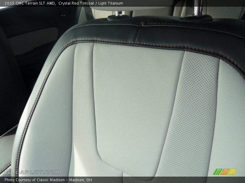 Crystal Red Tintcoat / Light Titanium 2015 GMC Terrain SLT AWD