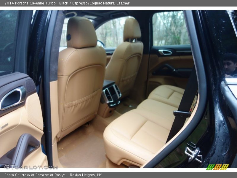 Black / Espresso/Cognac Natural Leather 2014 Porsche Cayenne Turbo