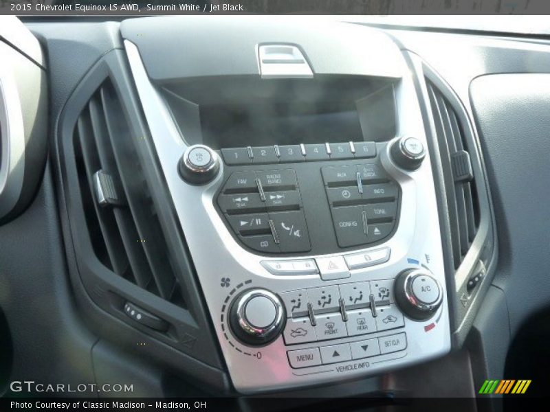 Summit White / Jet Black 2015 Chevrolet Equinox LS AWD