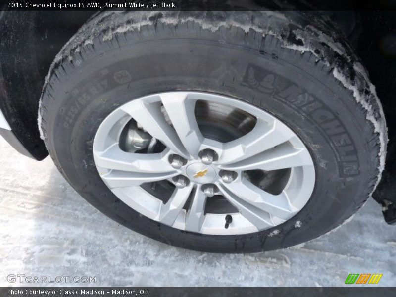 Summit White / Jet Black 2015 Chevrolet Equinox LS AWD