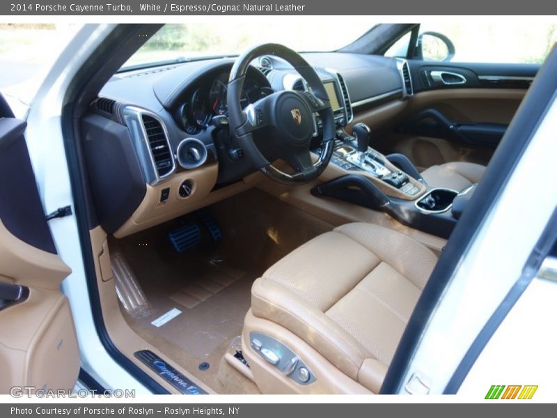 Espresso/Cognac Natural Leather Interior - 2014 Cayenne Turbo 