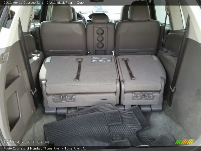 Crystal Black Pearl / Gray 2011 Honda Odyssey EX-L