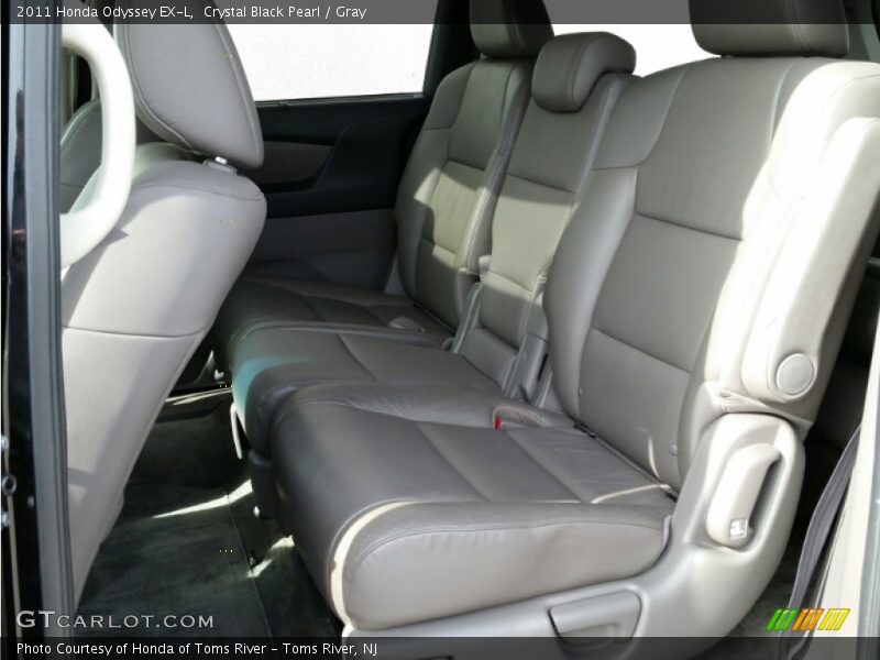 Crystal Black Pearl / Gray 2011 Honda Odyssey EX-L