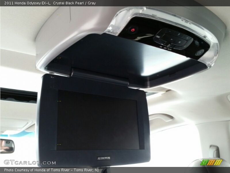 Crystal Black Pearl / Gray 2011 Honda Odyssey EX-L
