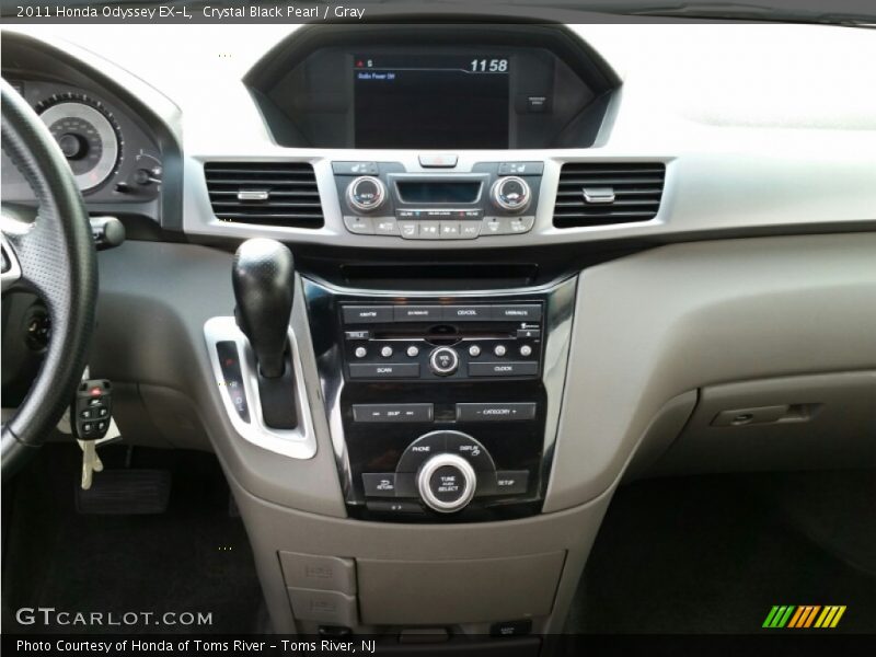 Crystal Black Pearl / Gray 2011 Honda Odyssey EX-L