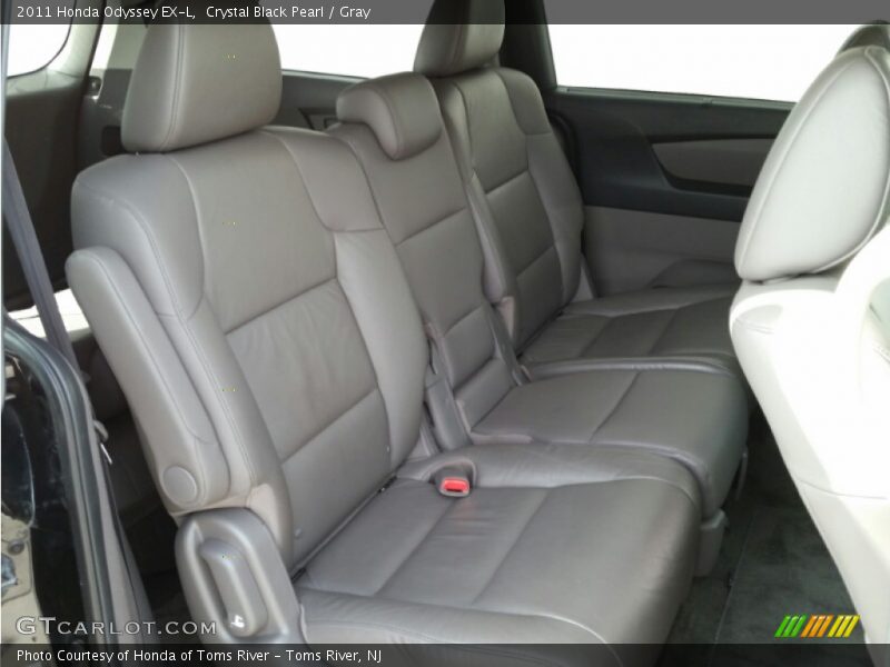 Crystal Black Pearl / Gray 2011 Honda Odyssey EX-L