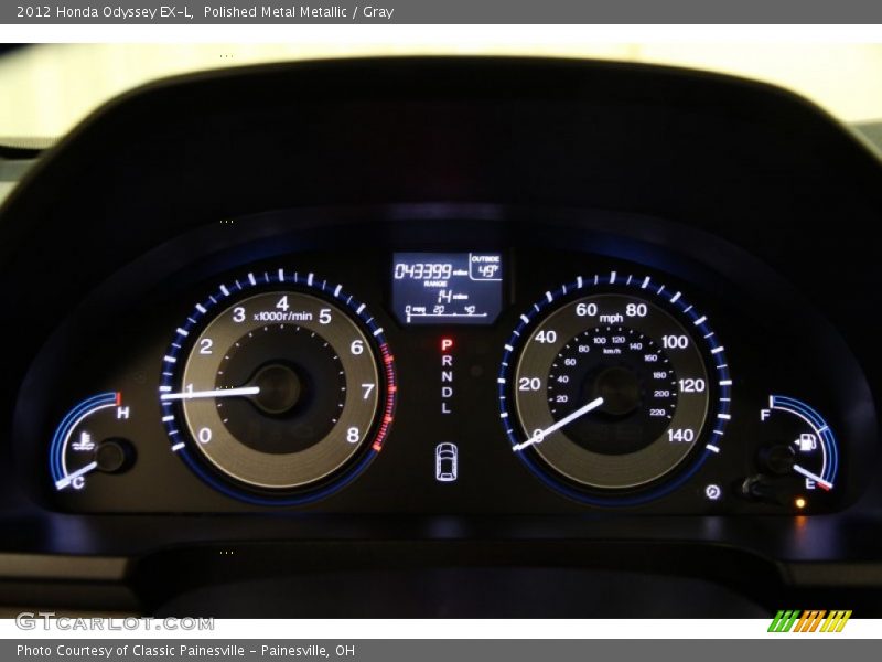 Polished Metal Metallic / Gray 2012 Honda Odyssey EX-L