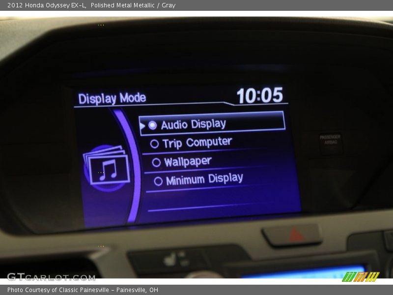 Polished Metal Metallic / Gray 2012 Honda Odyssey EX-L