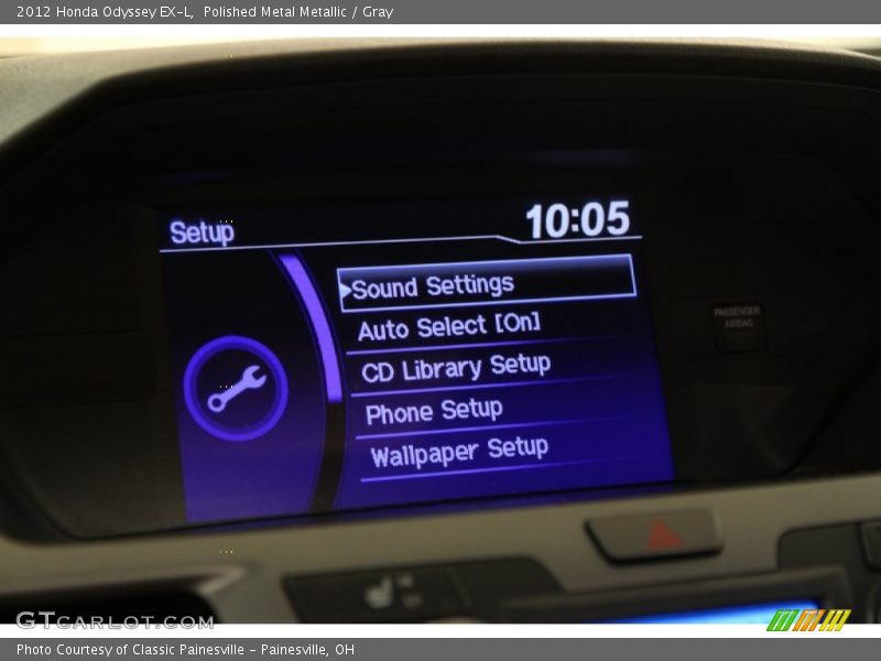 Polished Metal Metallic / Gray 2012 Honda Odyssey EX-L
