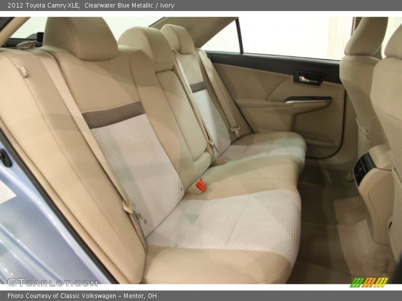 Clearwater Blue Metallic / Ivory 2012 Toyota Camry XLE