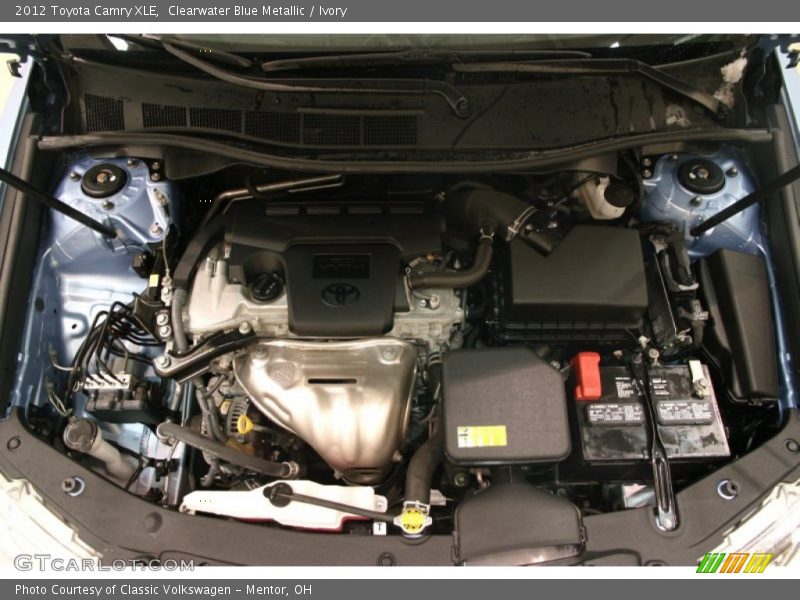Clearwater Blue Metallic / Ivory 2012 Toyota Camry XLE