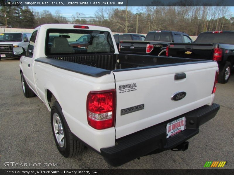 Oxford White / Medium Dark Flint 2009 Ford Ranger XL Regular Cab