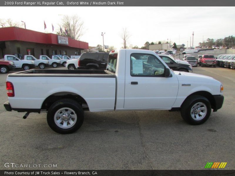 Oxford White / Medium Dark Flint 2009 Ford Ranger XL Regular Cab