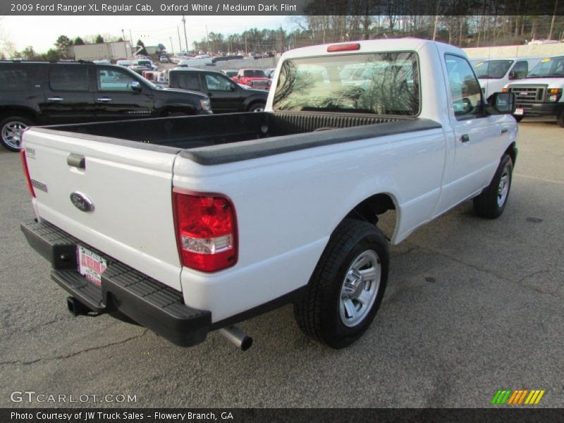 Oxford White / Medium Dark Flint 2009 Ford Ranger XL Regular Cab