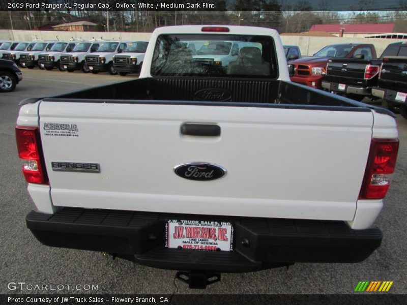 Oxford White / Medium Dark Flint 2009 Ford Ranger XL Regular Cab