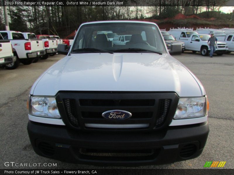 Oxford White / Medium Dark Flint 2009 Ford Ranger XL Regular Cab