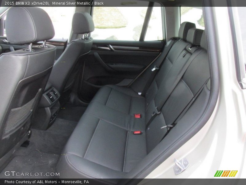 Mineral Silver Metallic / Black 2015 BMW X3 xDrive28i