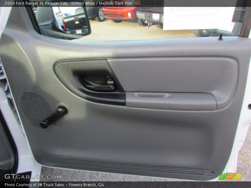 Oxford White / Medium Dark Flint 2009 Ford Ranger XL Regular Cab