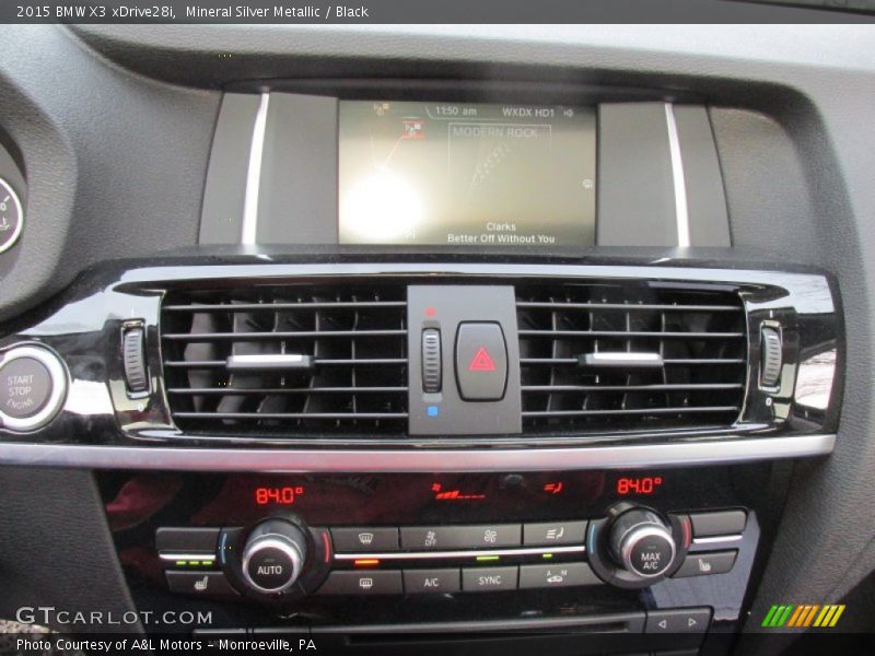 Mineral Silver Metallic / Black 2015 BMW X3 xDrive28i