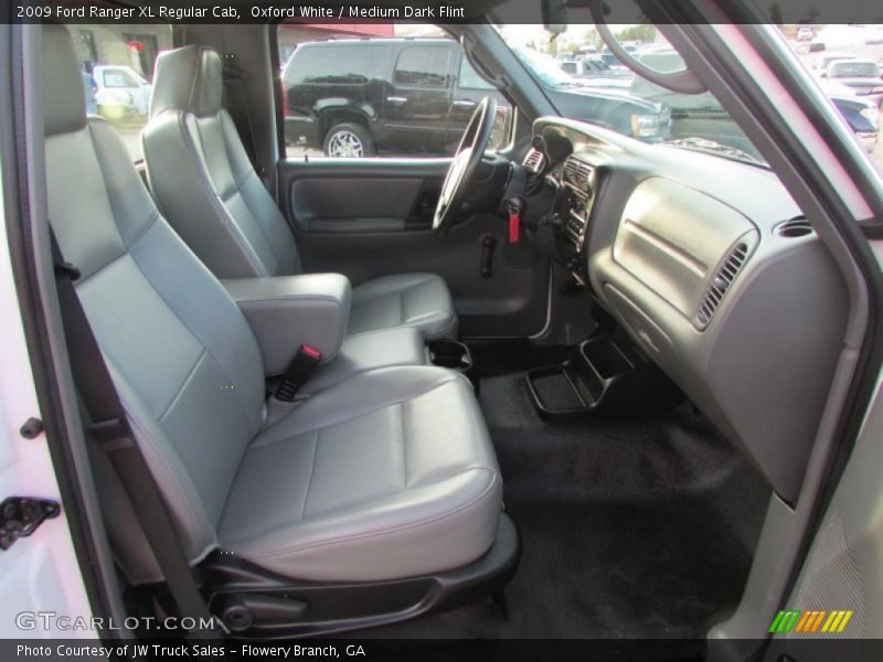 Oxford White / Medium Dark Flint 2009 Ford Ranger XL Regular Cab
