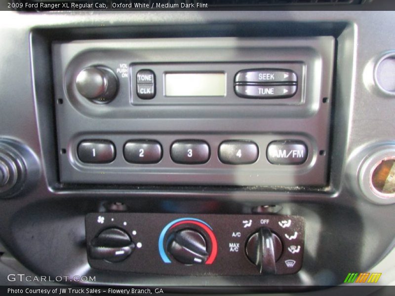 Oxford White / Medium Dark Flint 2009 Ford Ranger XL Regular Cab