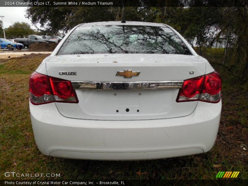 Summit White / Medium Titanium 2014 Chevrolet Cruze LT
