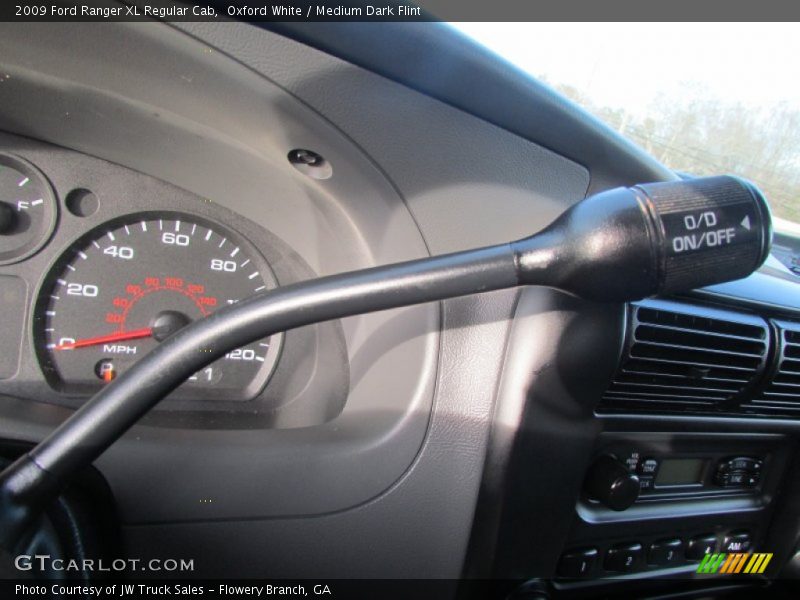 Oxford White / Medium Dark Flint 2009 Ford Ranger XL Regular Cab