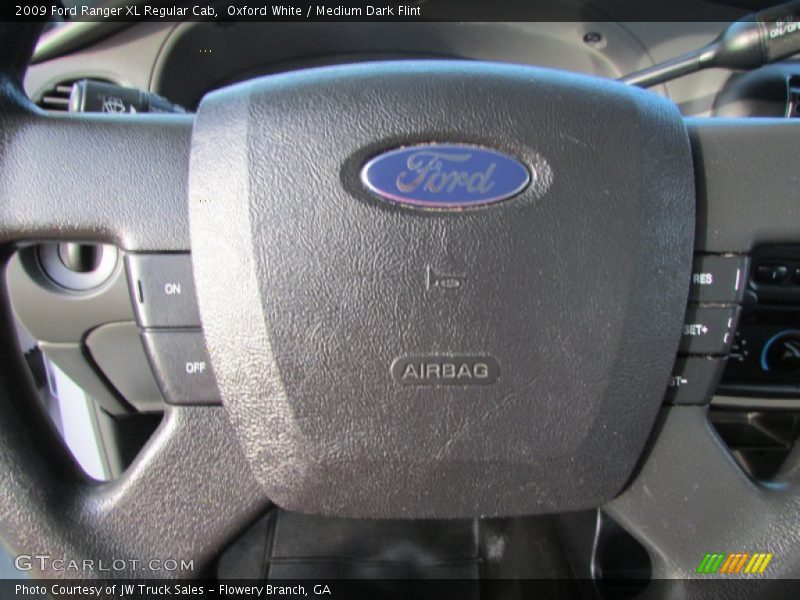 Oxford White / Medium Dark Flint 2009 Ford Ranger XL Regular Cab