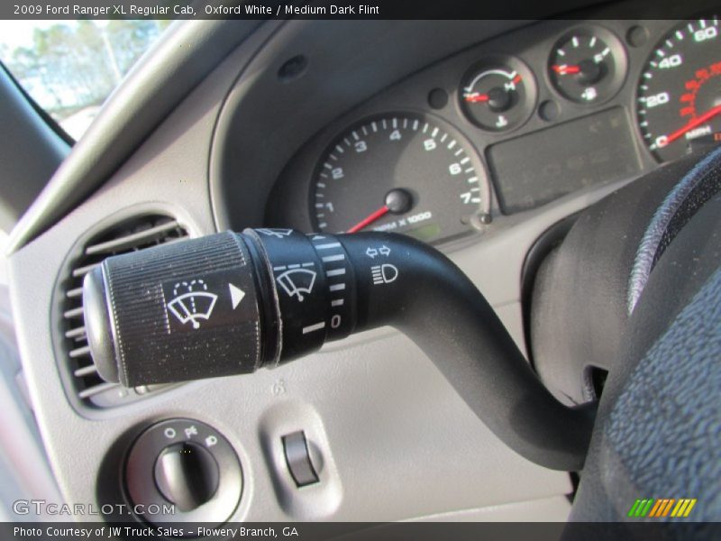 Oxford White / Medium Dark Flint 2009 Ford Ranger XL Regular Cab
