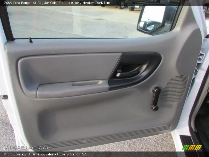Oxford White / Medium Dark Flint 2009 Ford Ranger XL Regular Cab