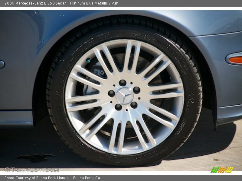 Platinum Blue Metallic / Ash 2006 Mercedes-Benz E 350 Sedan