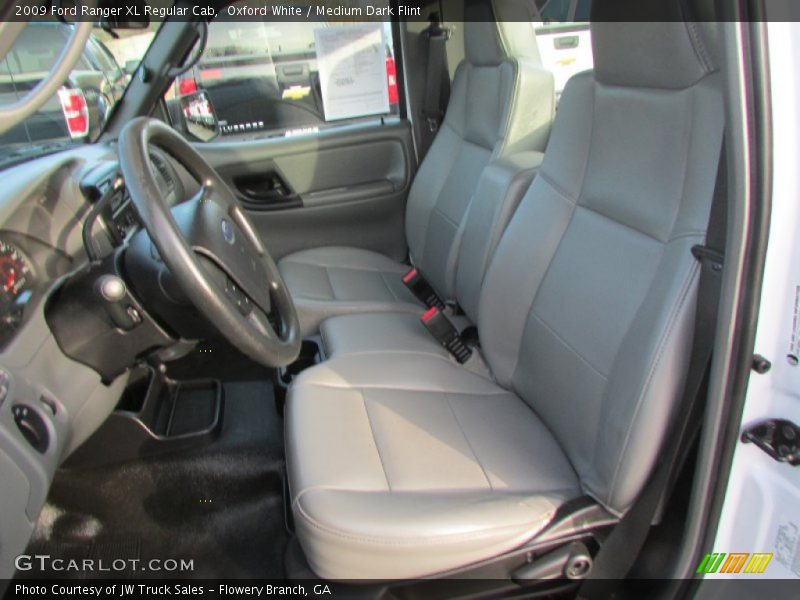 Oxford White / Medium Dark Flint 2009 Ford Ranger XL Regular Cab