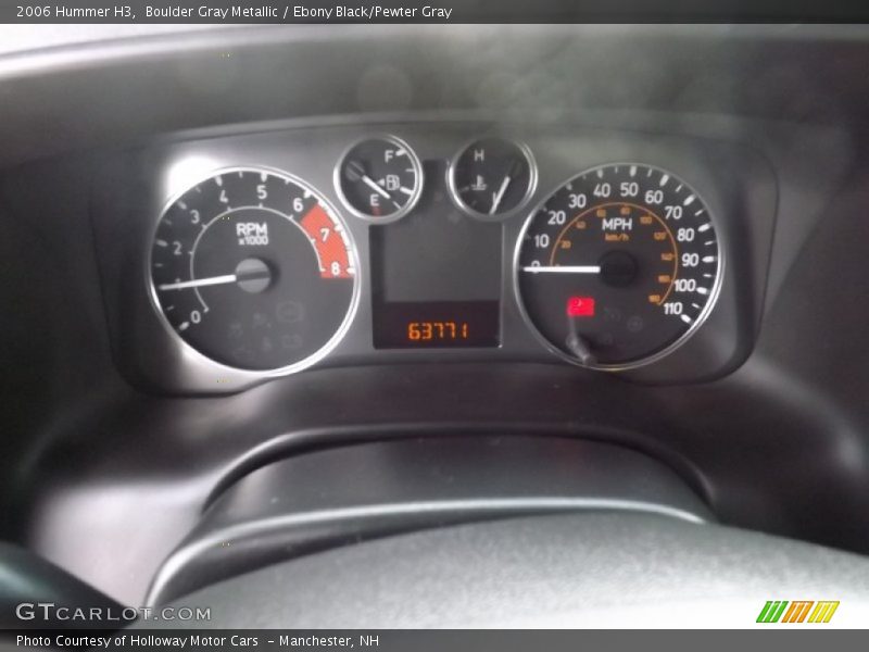 Boulder Gray Metallic / Ebony Black/Pewter Gray 2006 Hummer H3