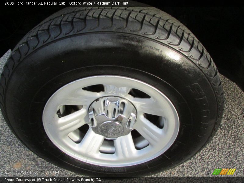 Oxford White / Medium Dark Flint 2009 Ford Ranger XL Regular Cab
