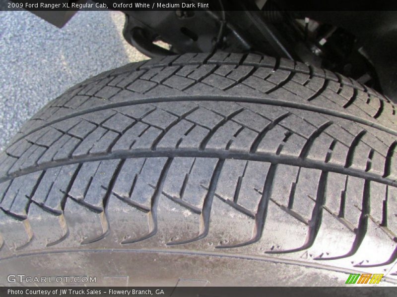 Oxford White / Medium Dark Flint 2009 Ford Ranger XL Regular Cab