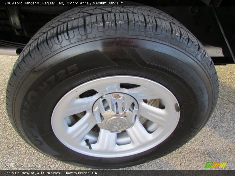 Oxford White / Medium Dark Flint 2009 Ford Ranger XL Regular Cab
