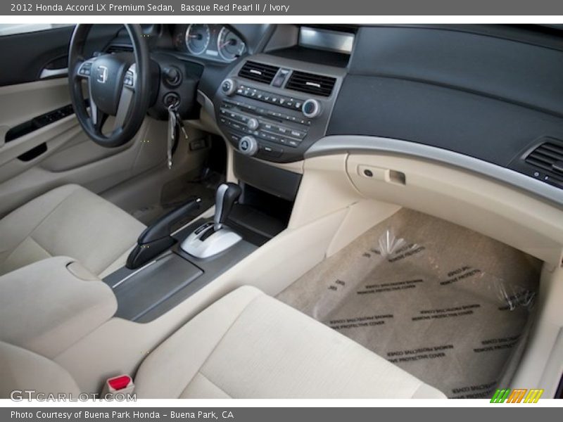 Basque Red Pearl II / Ivory 2012 Honda Accord LX Premium Sedan