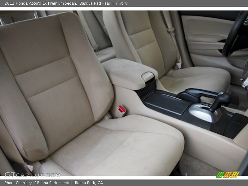 Basque Red Pearl II / Ivory 2012 Honda Accord LX Premium Sedan